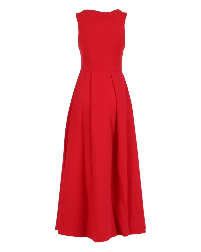 Emporio Armani pleated sleeveless dress - Rot Rot