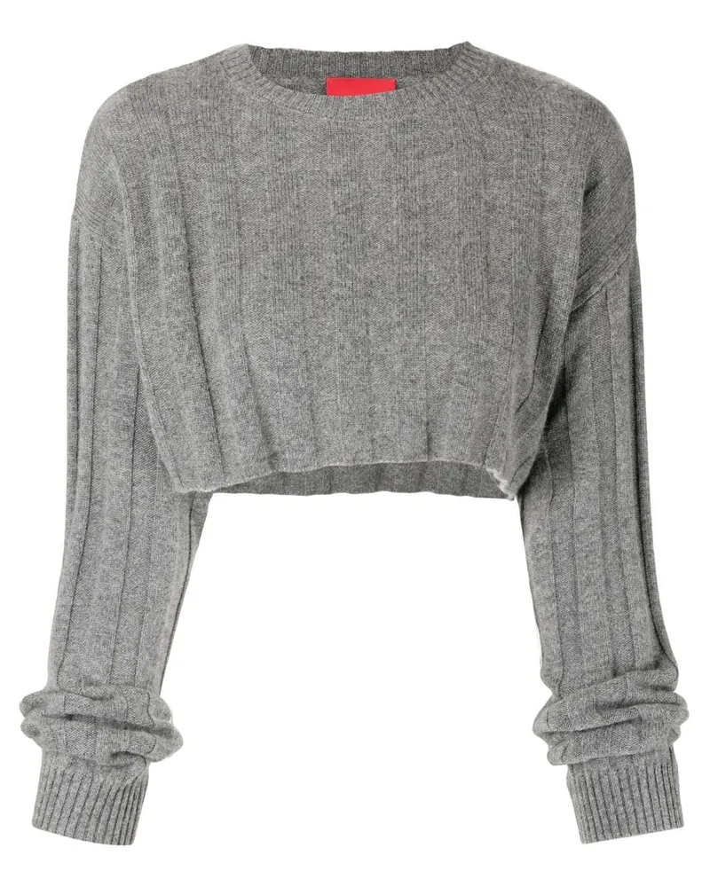 Cashmere In Love Remy Cropped-Top - Grau Grau