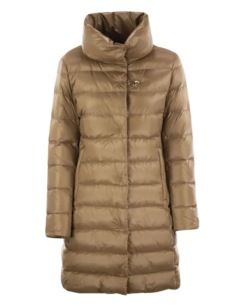 Fay Steppjacke mit Ganci-Haken - Braun Braun