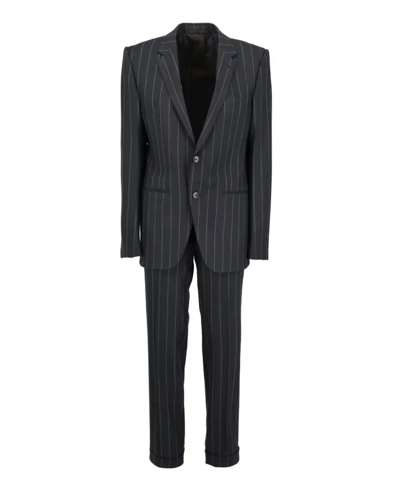 Ermenegildo Zegna pinstripe-pattern suit - Grau Grau