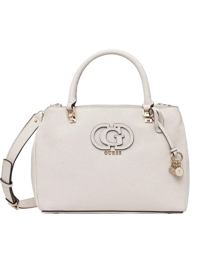 Guess Umhängetasche mit Logo-Patch - Weiß Weiß