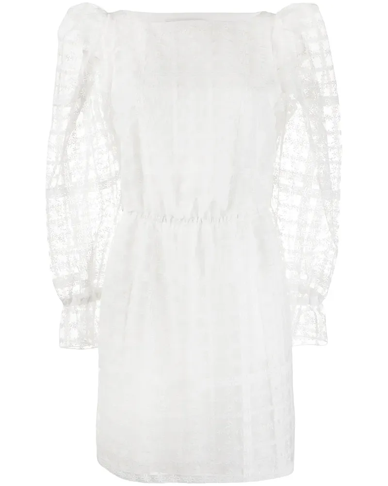Philosophy Di Lorenzo Serafini lace mini dress - Weiß Weiß