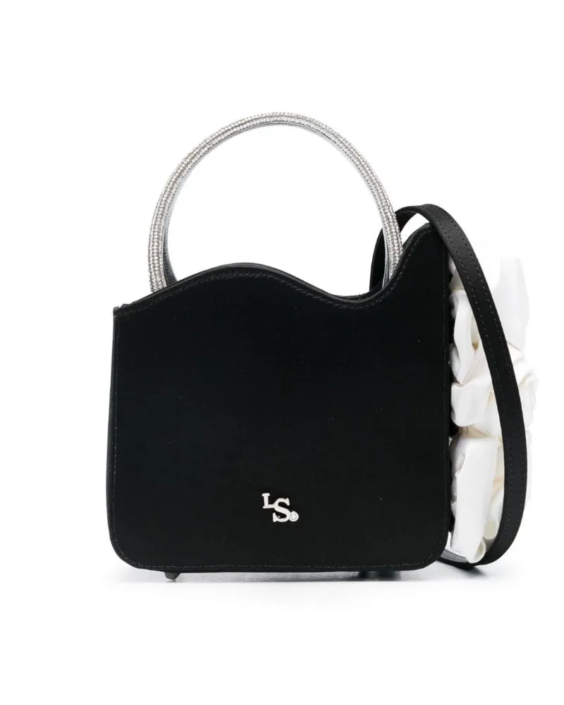 Le Silla Mini-Tasche mit Strass - Schwarz Schwarz
