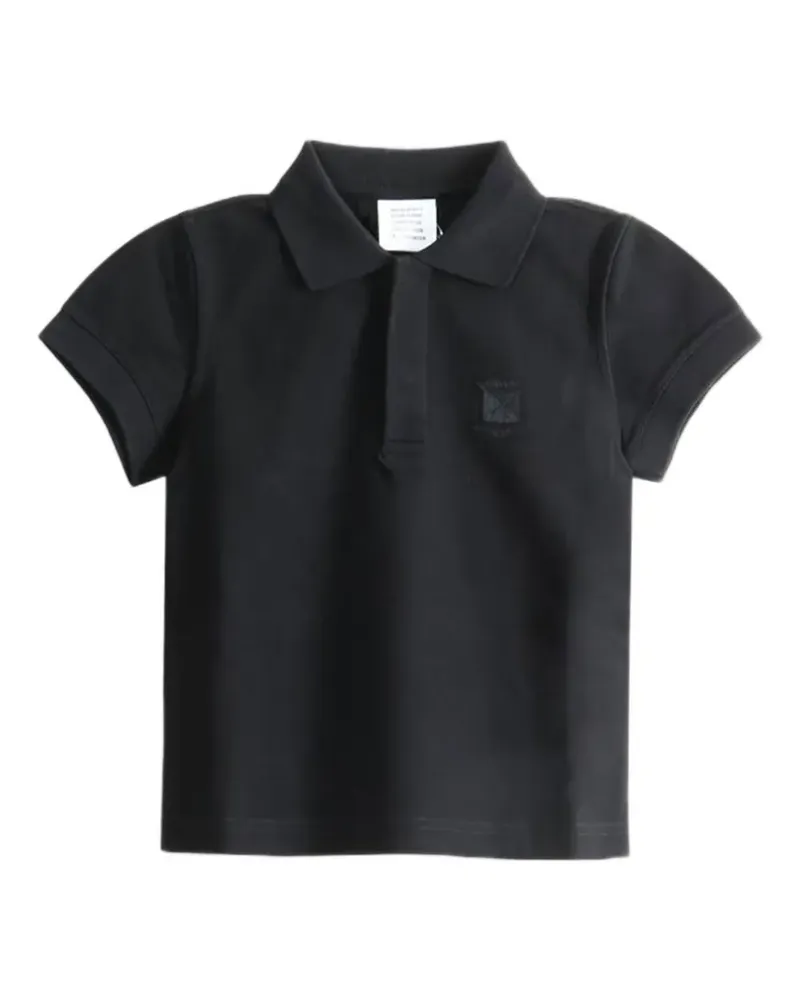 VETEMENTS Poloshirt mit Logo-Stickerei - Schwarz Schwarz