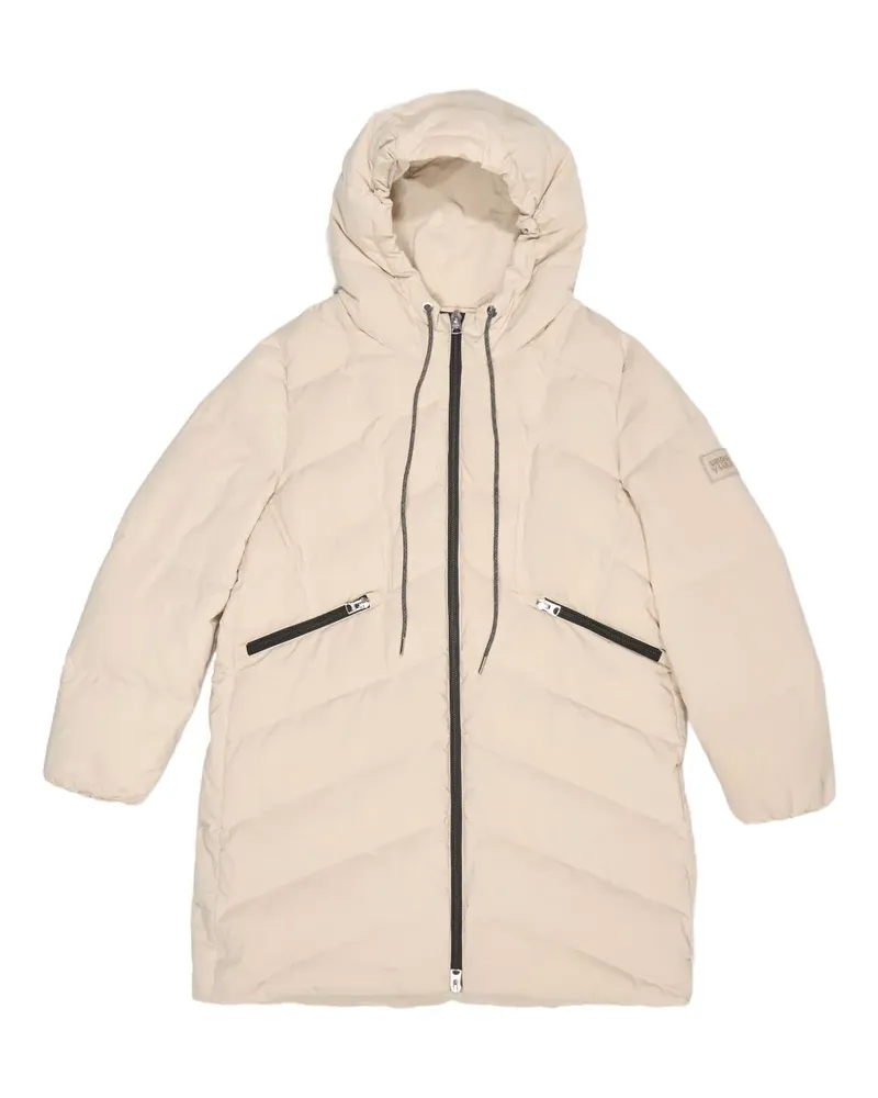 BIMBA Y LOLA hooded padded coat - Nude Nude