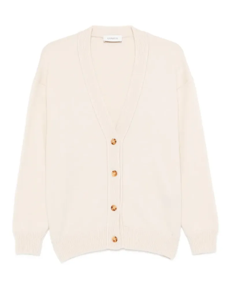 Laneus V-neck cardigan - Nude Nude