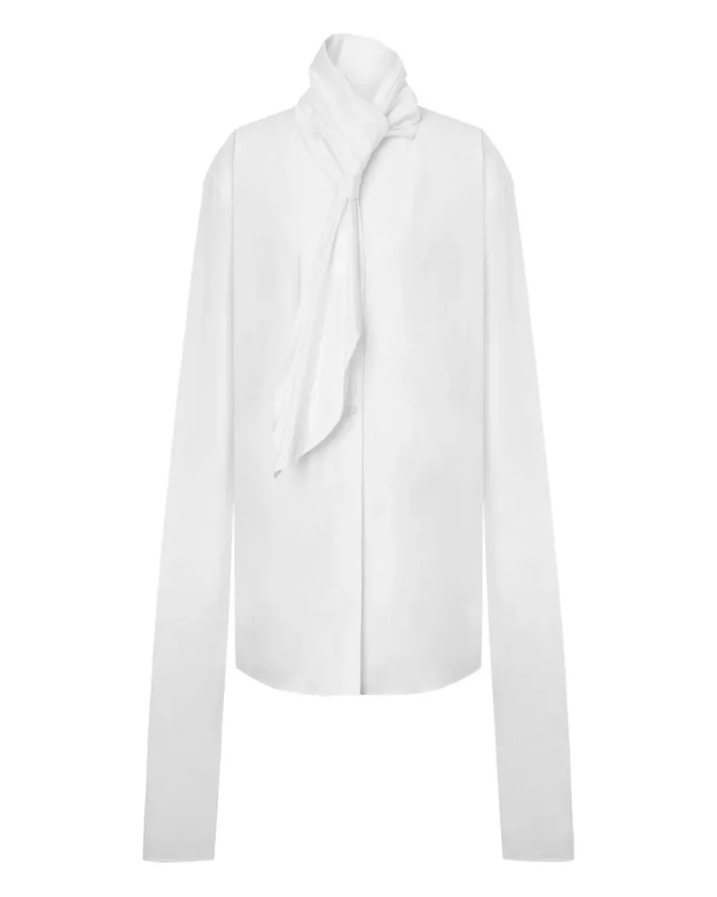 Alberta Ferretti Hemd mit Schalkragen - Weiß Weiß