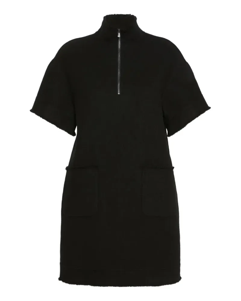 Max Mara Sweatshirt-Kleid aus Wolljerse - Schwarz Schwarz
