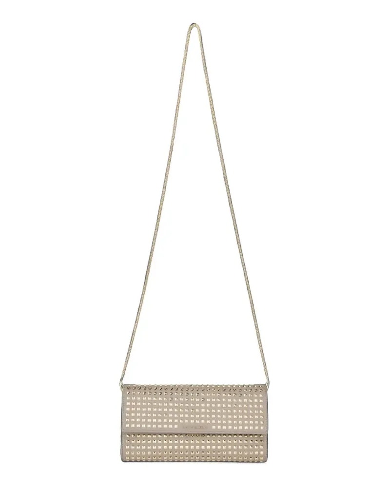 Kat Maconie Victoria stud-embellished shoulder bag - Grau Grau