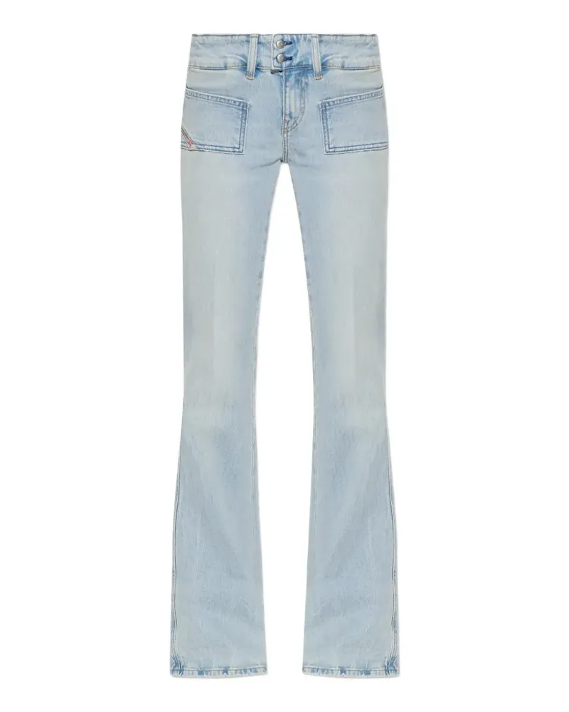Diesel D-Hush patch-pocket jeans - Blau Blau