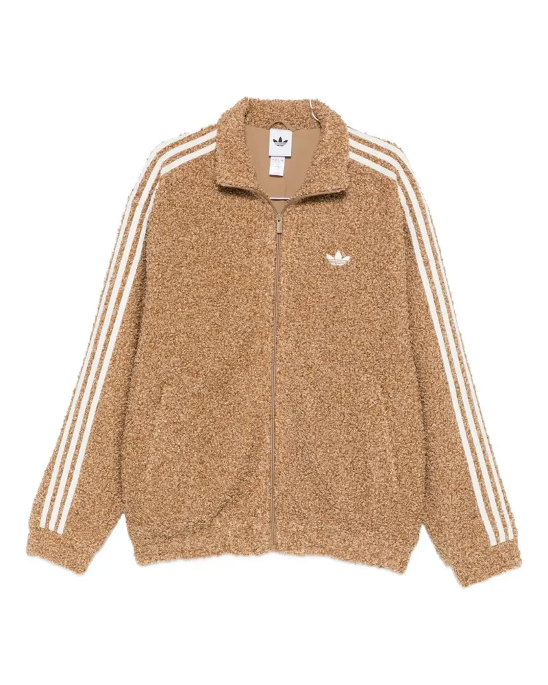 adidas Firebird bouclé sweatshirt - Nude Nude