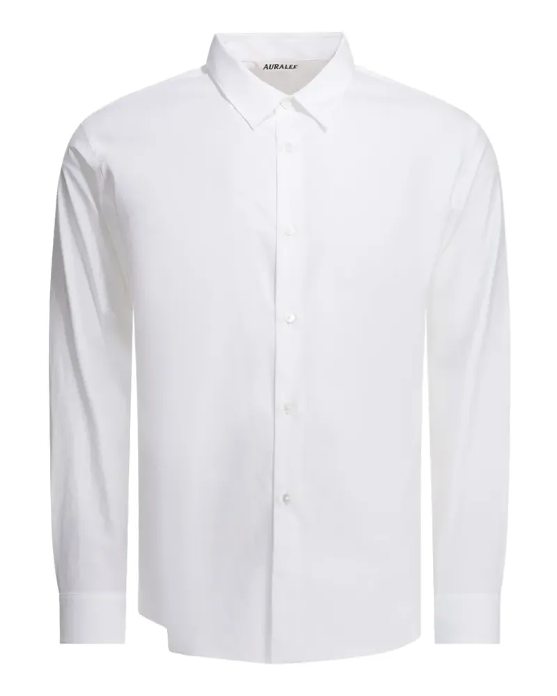 AURALEE long-sleeve cotton shirt - Weiß Weiß