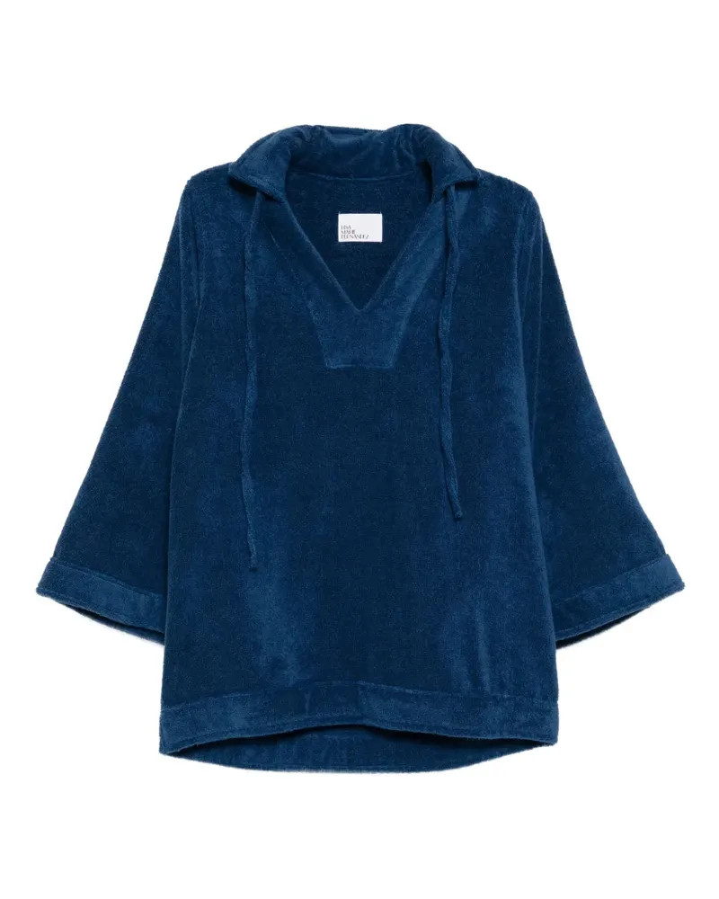 Lisa Marie Fernandez Tunika aus Frottee - Blau Blau
