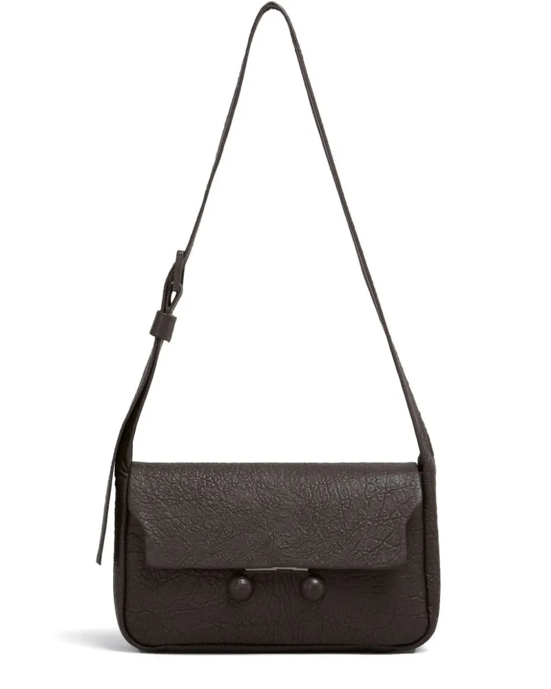Marni Schultertasche aus Leder - Braun Braun