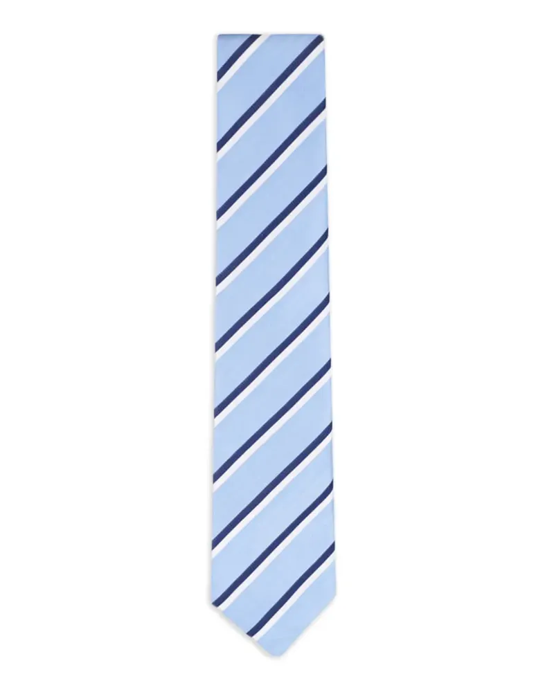 Canali striped tie - Blau Blau