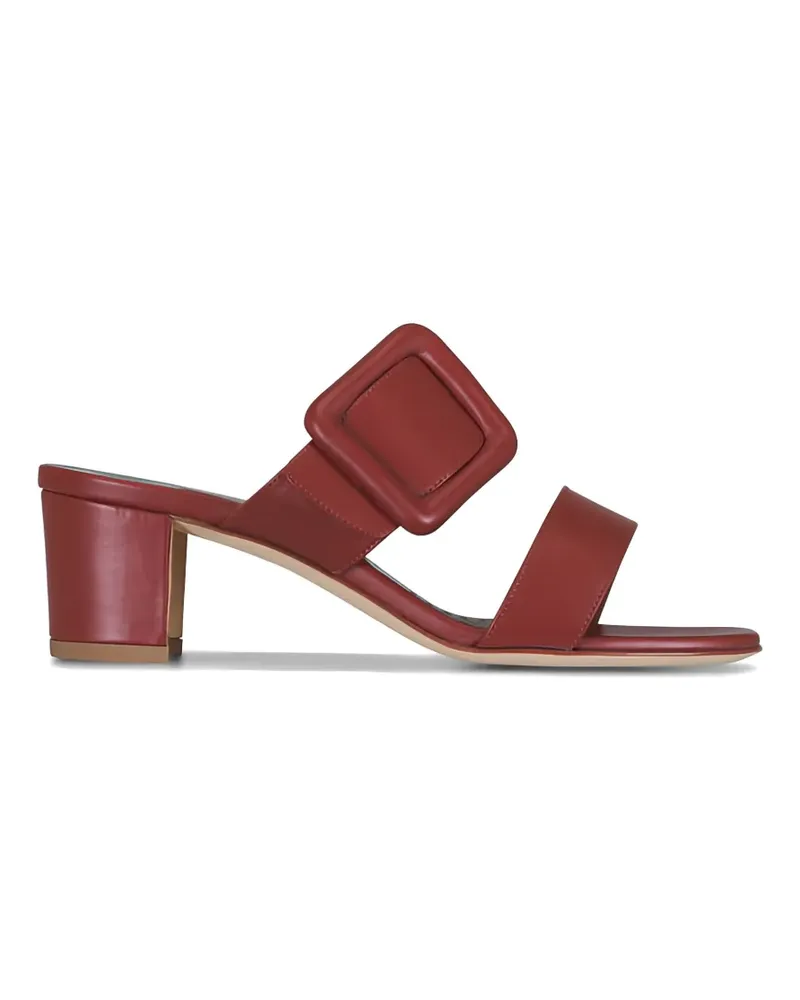 Manolo Blahnik Titubanew Sandalen mit Schnallenriemen - Rot Rot