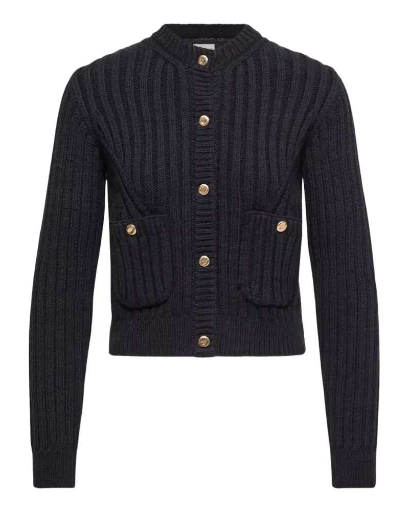 Moncler Wattierter Cardigan - Schwarz Schwarz
