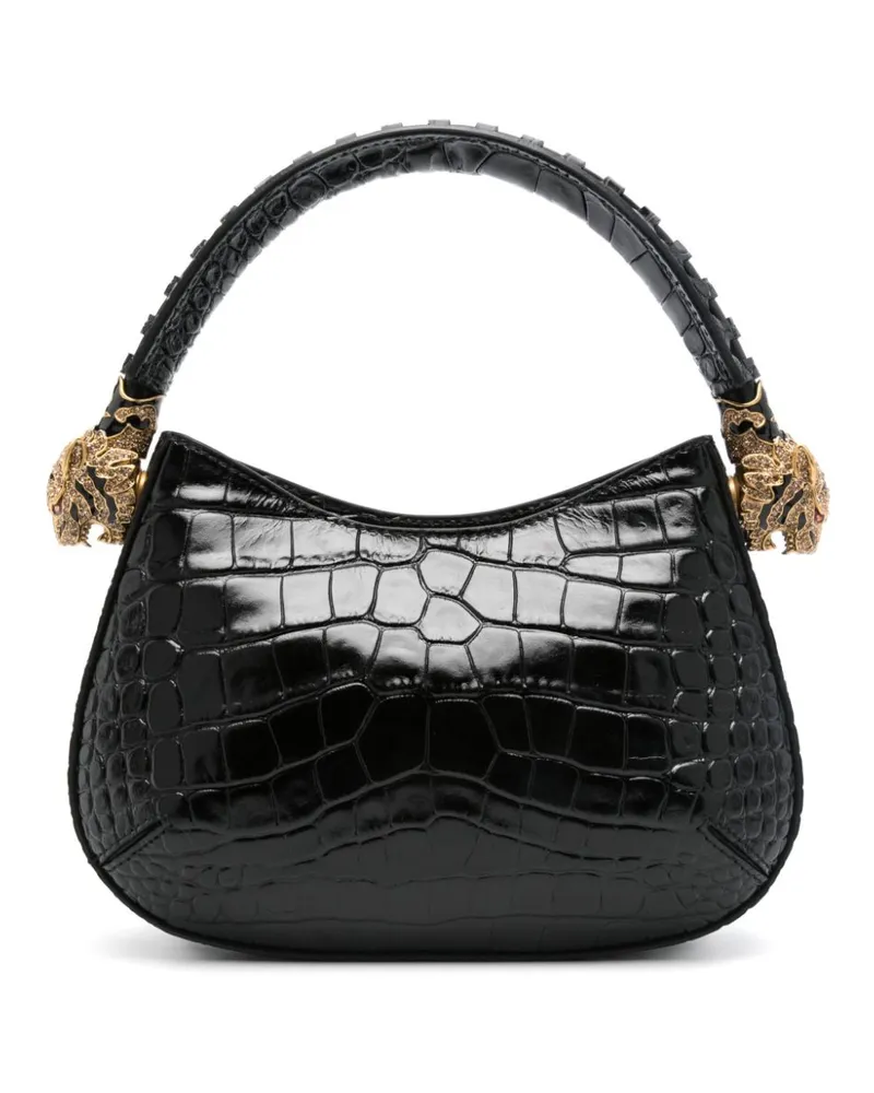 Roberto Cavalli Mittelgroße Roar Schultertasche - Schwarz Schwarz