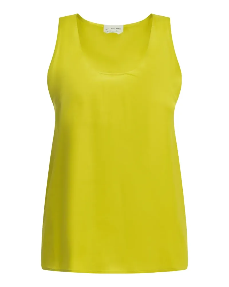 Sa Su Phi scoop-neck tank top - Gelb Gelb