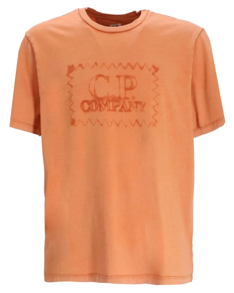 C.P. Company T-Shirt mit Logo-Print - Orange Orange