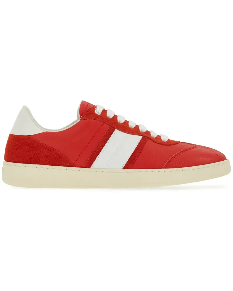 Ferragamo Sneakers mit Logo-Prägung - Rot Rot