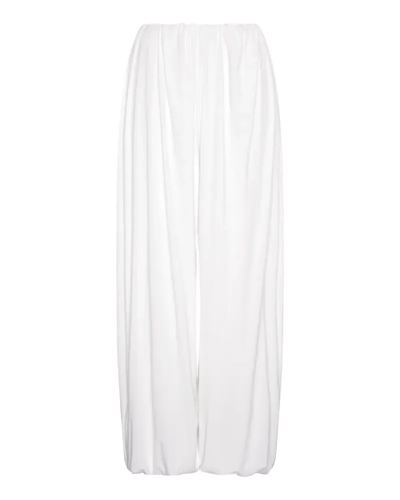 Paris Georgia Hose mit weitem Bein - Weiß Weiß