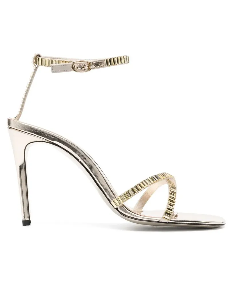 Victoria Beckham Sandalen mit Kristallen - Gold Gold