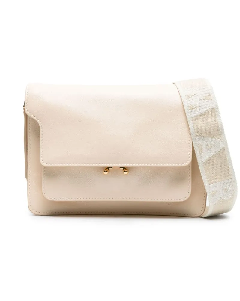 Marni Mittelgroße Trunk Soft Schultertasche - Nude Nude