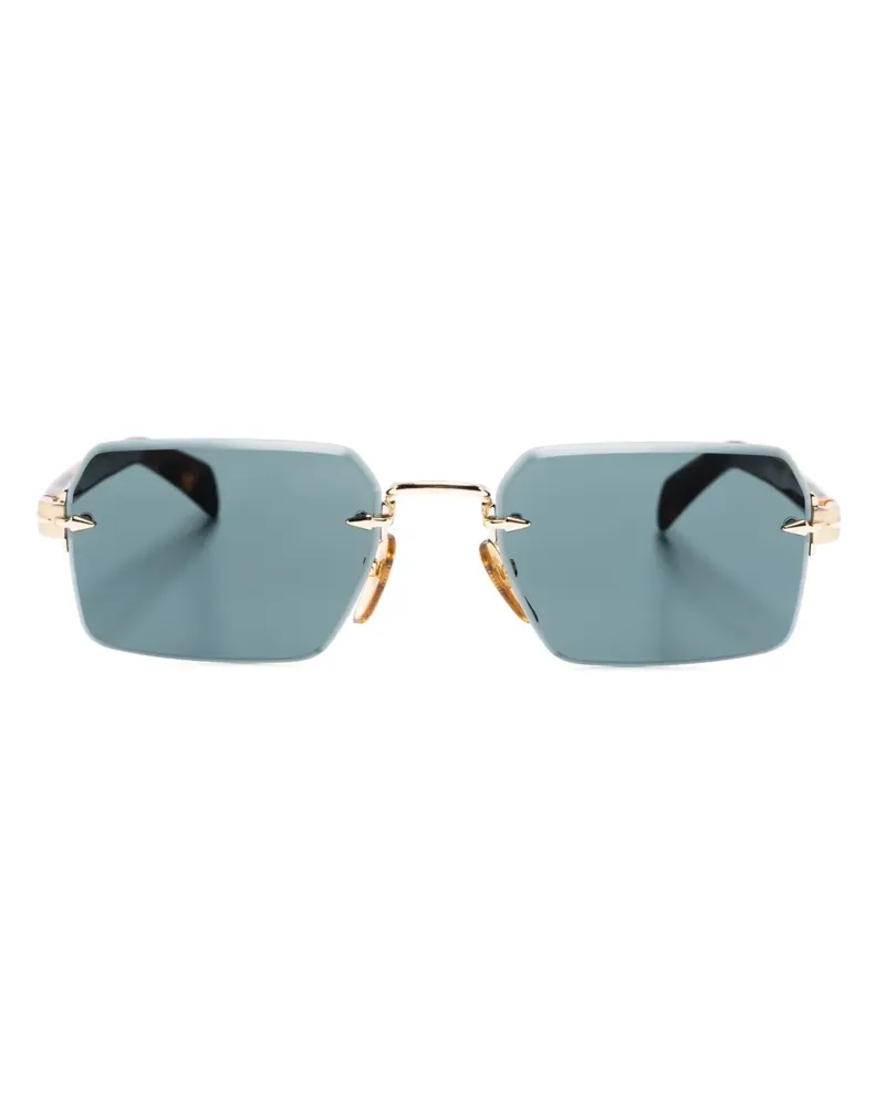 EYEWEAR by DAVID BECKHAM Sonnenbrille mit eckigem Gestell - Braun Braun