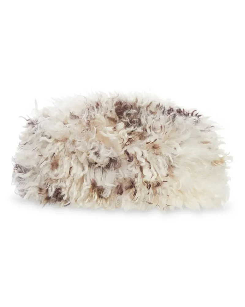 Seafarer Mütze aus Faux Fur - Nude Nude