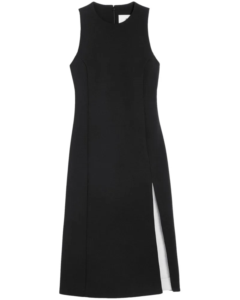 AMI Paris Ärmelloses Midikleid - Schwarz Schwarz