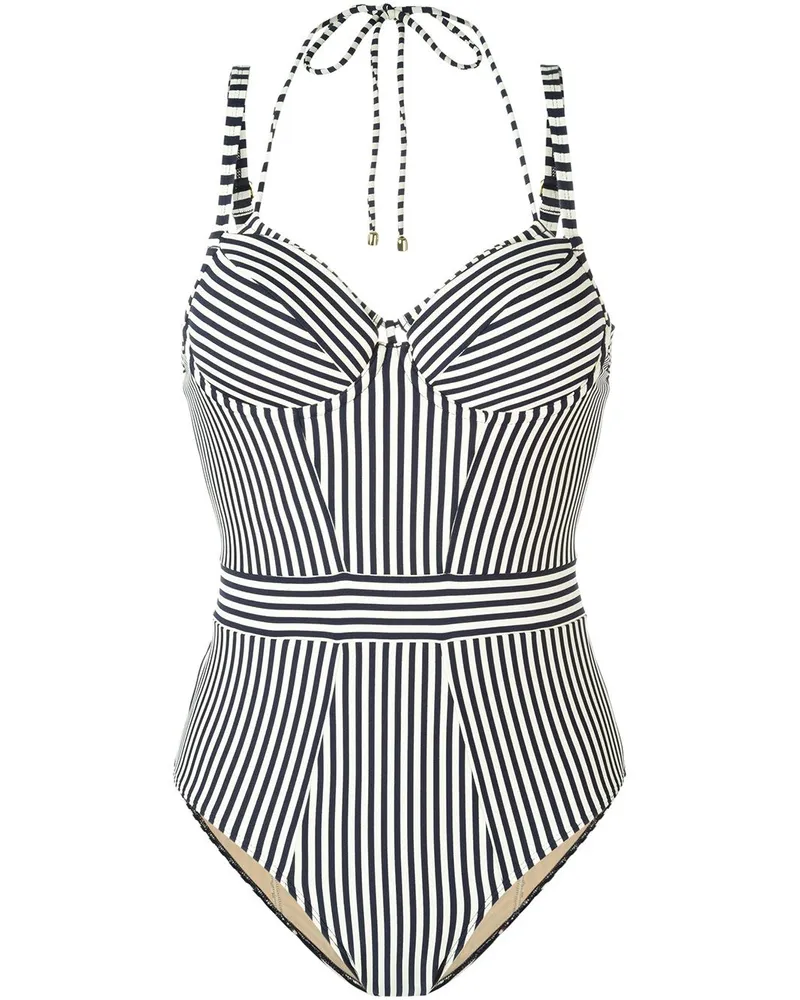Marlies Dekkers Holi Vintage' Plunge-Balconette-Badeanzug - Blau Blau