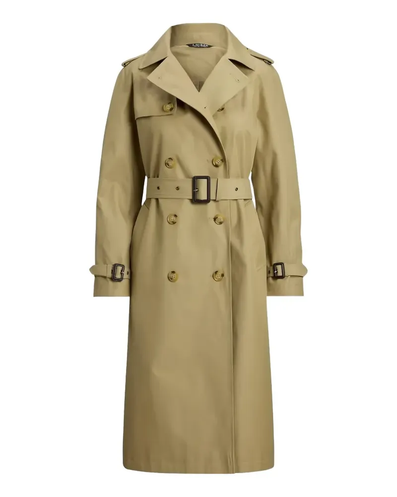 Ralph Lauren double-breasted belted trench coat - Nude Nude