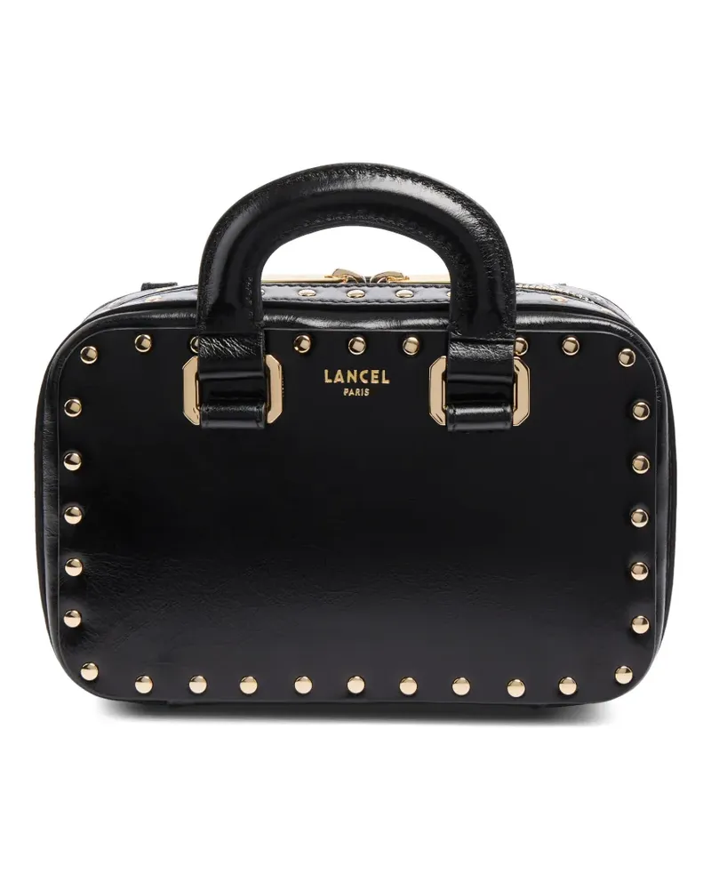 Lancel BCBG Schultertasche mit Nieten - Schwarz Schwarz