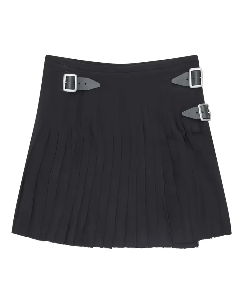 Vivienne Westwood buckle-fastening pleated mini skirt - Schwarz Schwarz