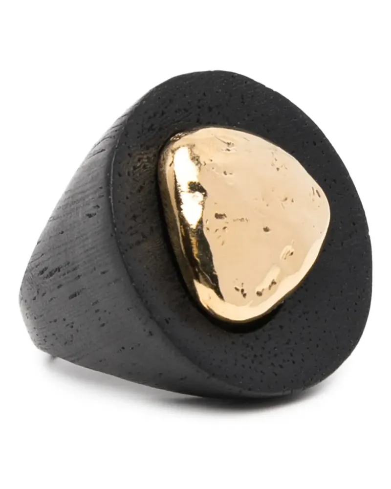 Goossens Paris Solstice wood ring - Schwarz Schwarz