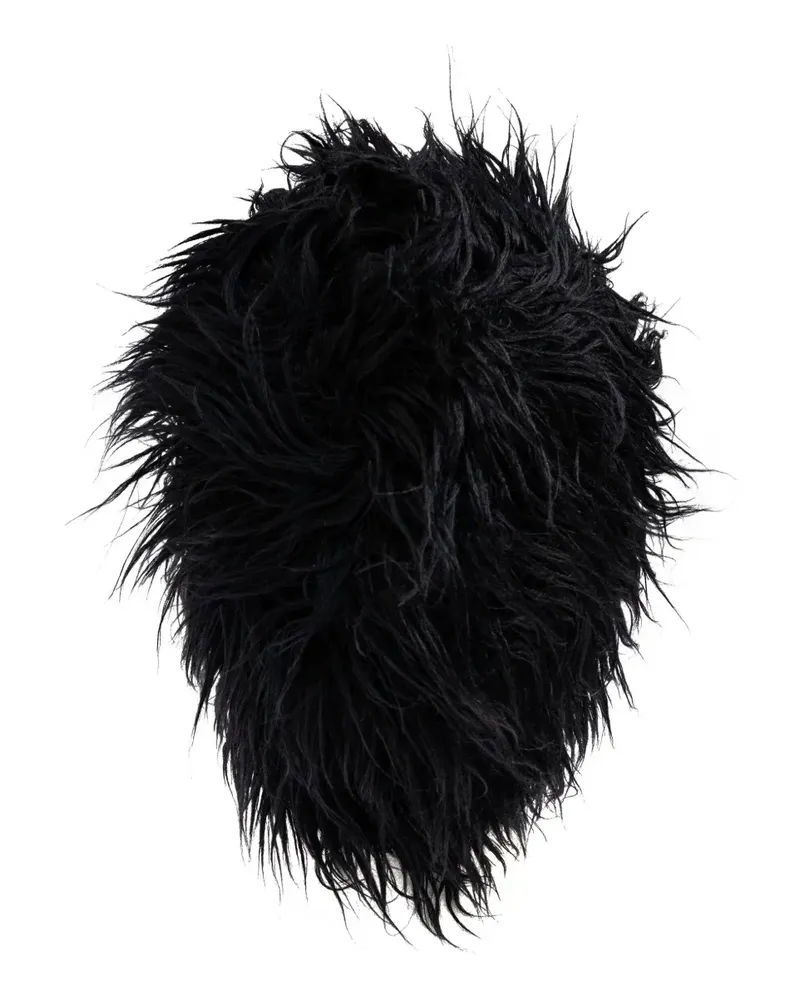 Issey Miyake odd mohair beanie - Schwarz Schwarz