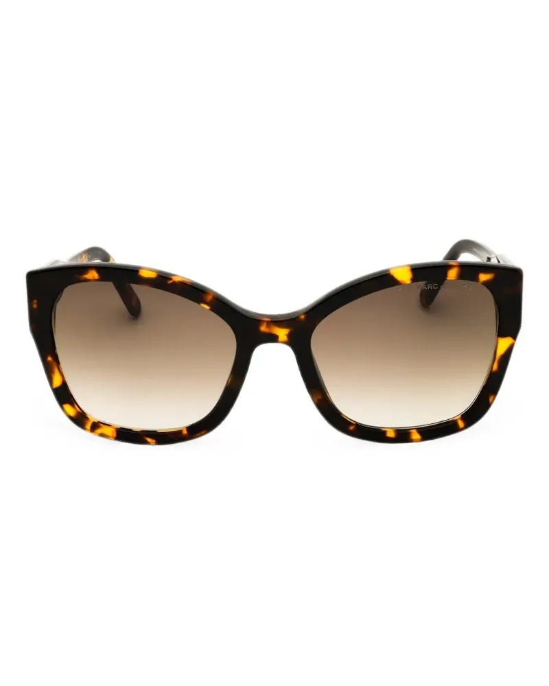 Marc Jacobs tortoiseshell-effect cat-eye sunglasses - Braun Braun
