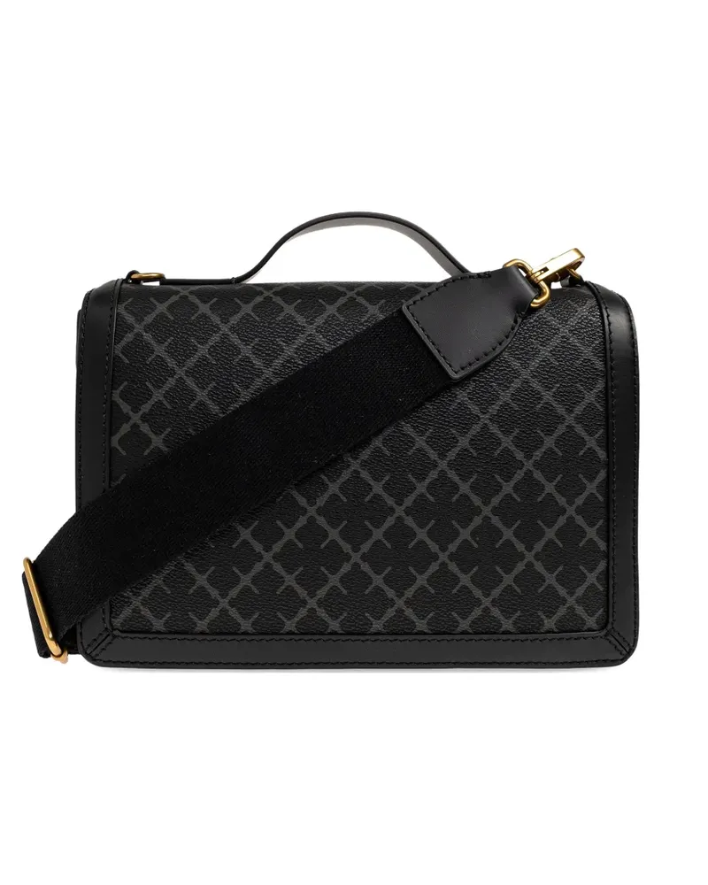 By Malene Birger Loennas patterned shoulder bag - Schwarz Schwarz