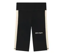 Radlerhose mit Logo-Print - Schwarz