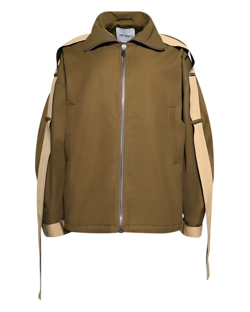ATTICO Bomberjacke mit Kordelzug - Grün Grün