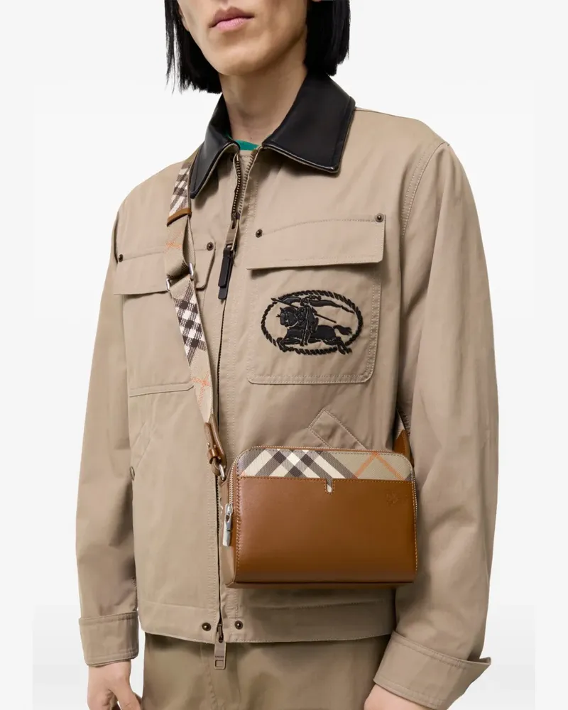 Burberry Pop Check crossbody bag - Braun Braun