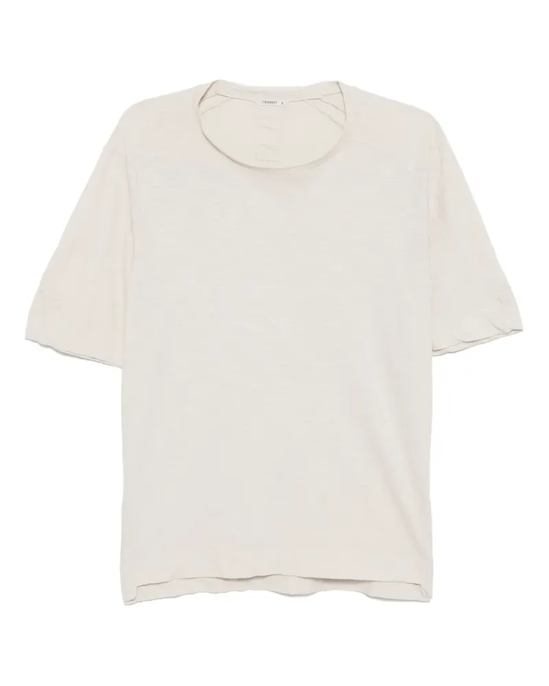TRANSIT Klassisches T-Shirt - Nude Nude