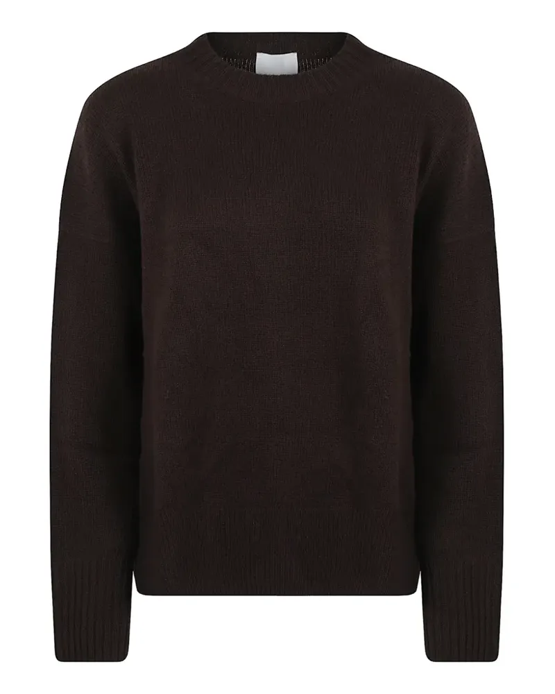 ALLUDE Fein gestrickter Kaschmirpullover - Braun Braun