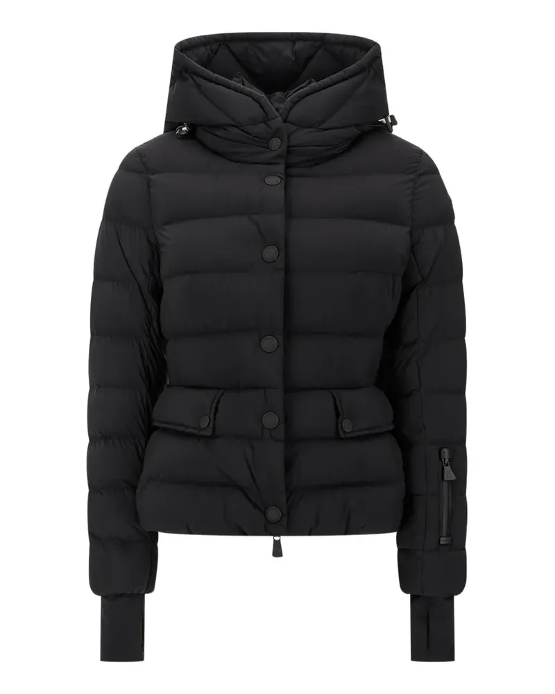 Moncler quilted hooded jacket - Schwarz Schwarz
