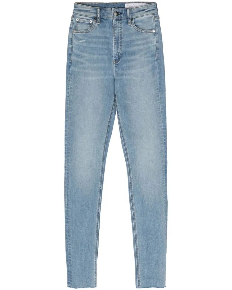 Rag & Bone Nina Skinny-Jeans Blau