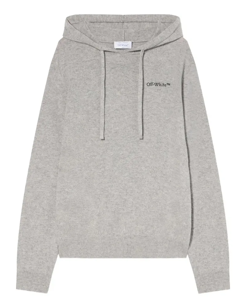 OFF-WHITE Quote hoodie - Grau Grau
