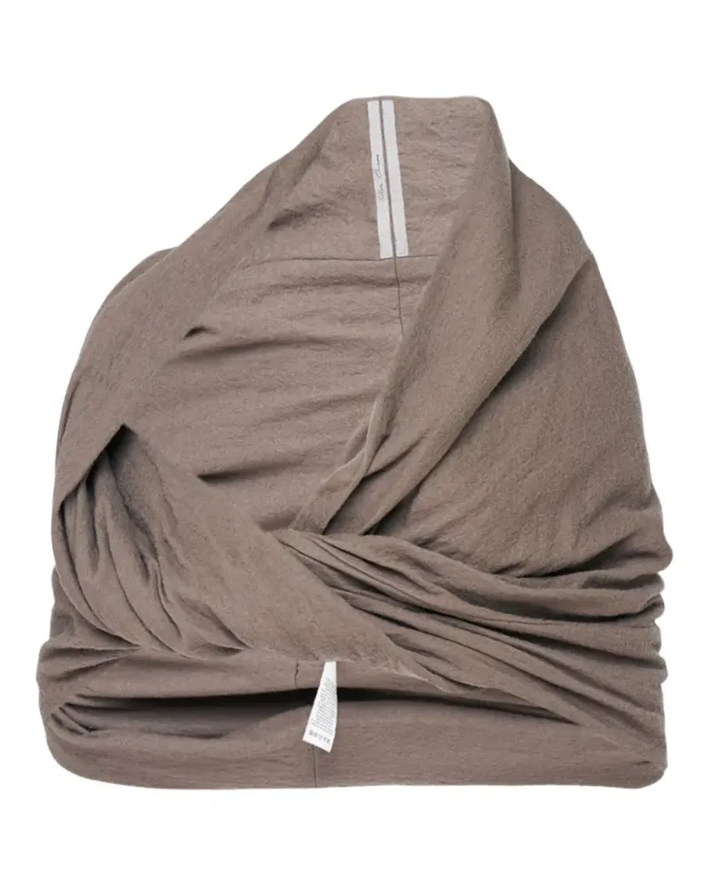 Rick Owens Twist Donut cape - Braun Braun