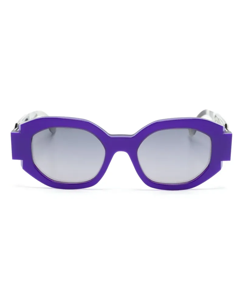 Face à Face Notchi Sonnenbrille mit eckigem Gestell - Blau Blau