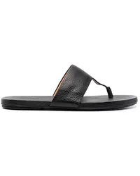 Marsèll Flip-Flops aus Leder Schwarz